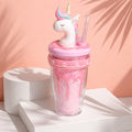 Double - walled plastic cup with ice cream design