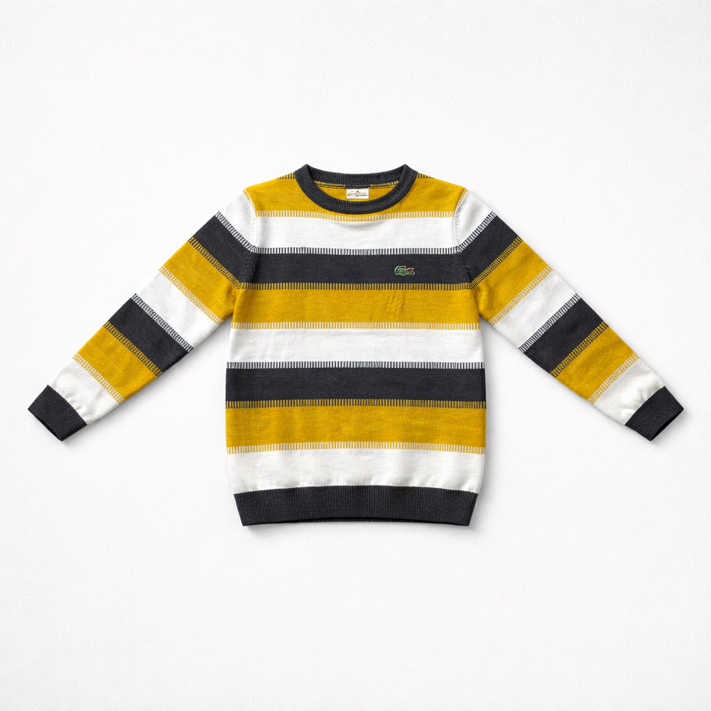 Striped knit Sweater lacoste